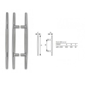 EGE STAR PASLANMAZ H KOL 60 CM - ( 600-300-32 MM ) - ALTIN SARISI