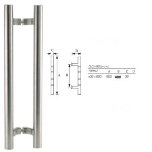 EGE STAR PASLANMAZ H KOL 60 CM 600-400-32 MM