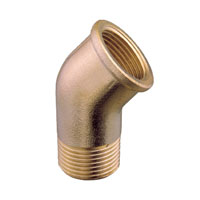 19´LUK 45 DERECE DİRSEK BRONZ